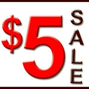 $5 SALEEEEEEEEEE
